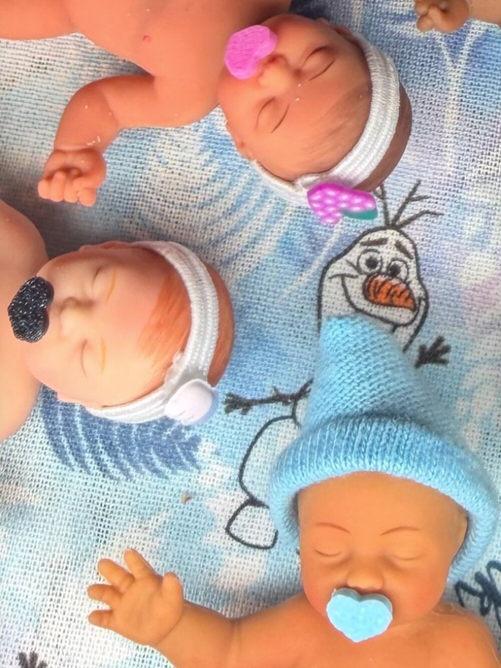 Baby Doll Pacifier Set of 2 | Realistic 2.5" Doll Accessory, PLA Material